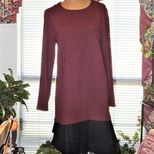 NWT $350 FINLEY Mia Red and Black Dress S 6 8